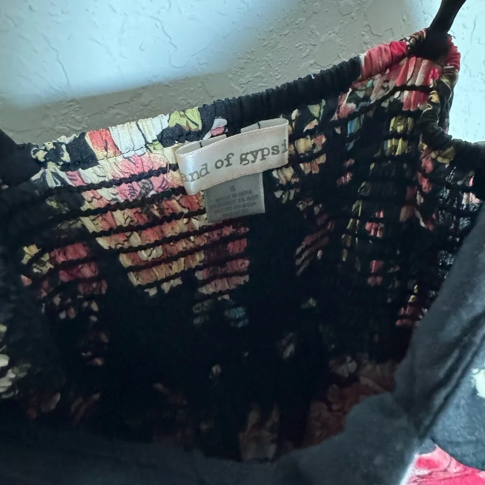 S Floral Black Maxi Dress - Picture 5 of 6